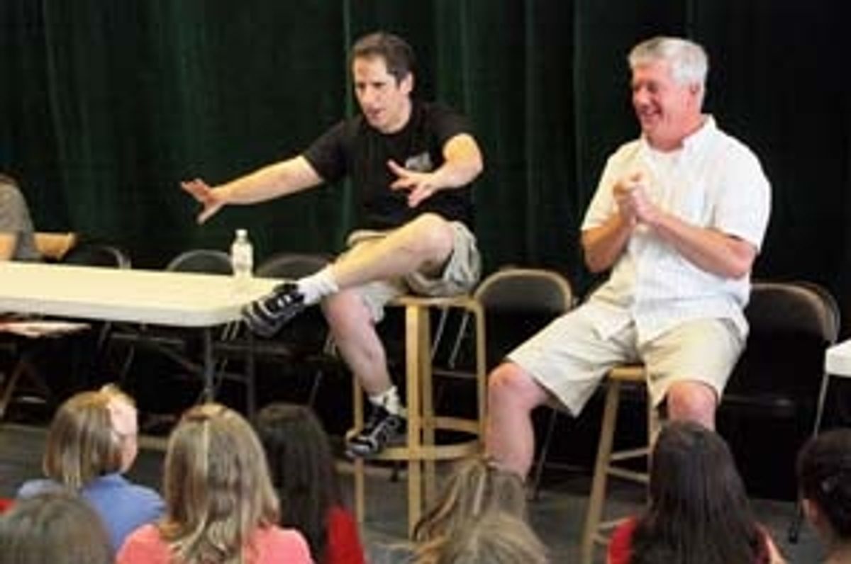Seth Rudetsky and Gregory Jbara at 